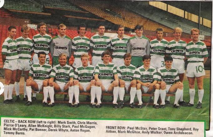 Celtic Team Line-Up 1986-87 – The Celtic Wiki